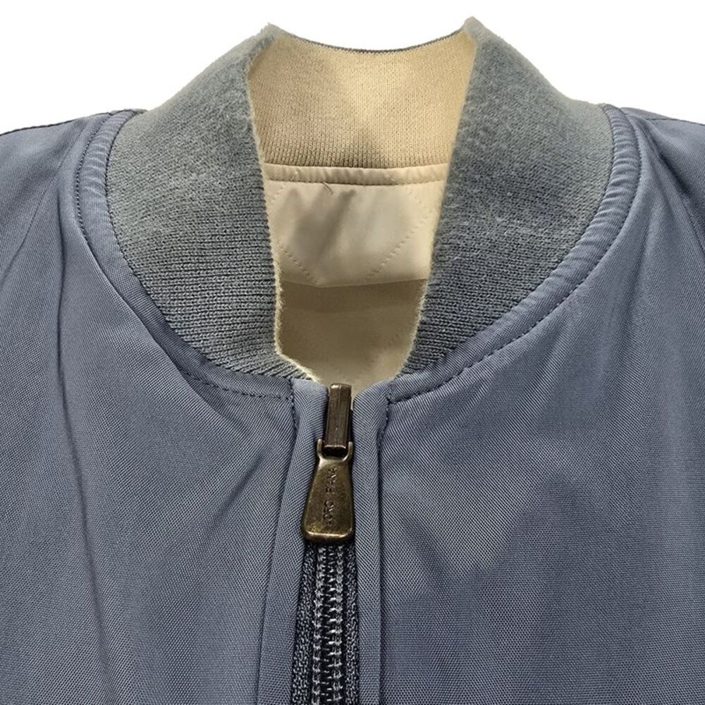 Loro Piana Embroidered Logo Reversible Vest Jacket in Grey Polyamide - Picture 8 of 10